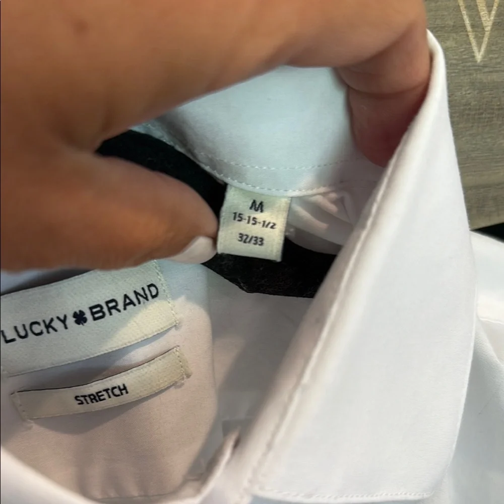 Lucky Brand Classic White Dress Shirt - Picture 3 of 3